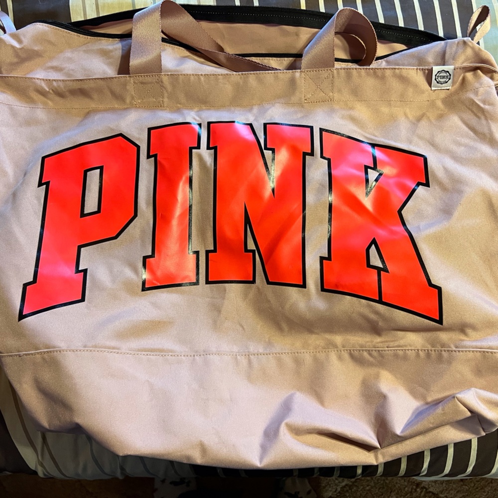 Pink Giant weekender bag